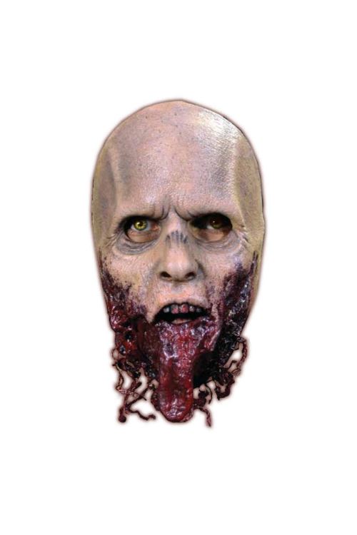 Masque zombie sans machoire the walking dead™ en latex adulte
