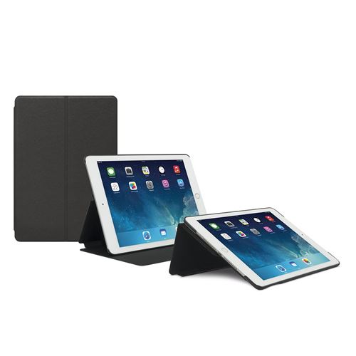 Coque de protection Mobilis - Étui Folio pour iPad 2018 / iPad 2017 / iPad Air - 2 positions - Mise en veille automatique - Noir