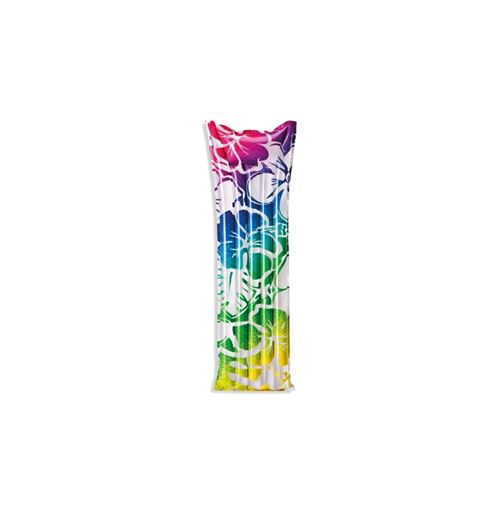 Matelas gonflable motif fleuri - Multicolore - 183 x 69 cm