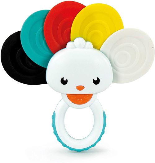 Clementoni hochet Rainbow Peacock 14 cm