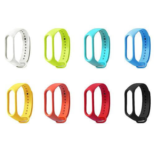[8pcs] Bracelet Sport en silicone kit remplacement pour Mi Xiaomi Band 4 / 3 - Multicolore (8 couleurs)