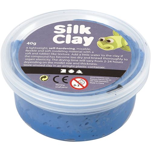 Pâte à modeler auto-durcissante Silk Clay - 40 gr