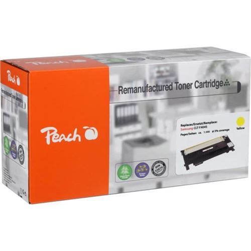 PEACH  Toner Module Jaune, Compatible avec Samsung CLP-Y404S