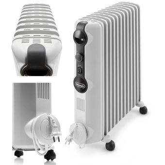 De'Longhi RadiaS TRRS 1225 - Radiateur à huile - mobile - 2500 Watt - blanc