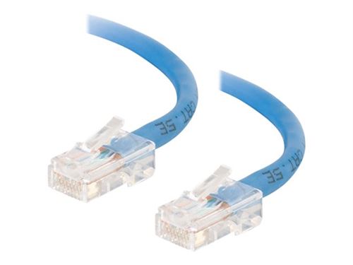 C2G Cat5e Non-Booted Unshielded (UTP) Network Crossover Patch Cable - câble inverseur - 2 m - bleu