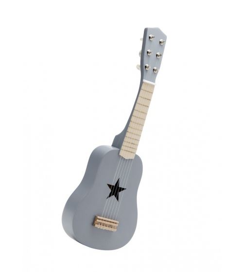 Kid's Concept guitare en bois avec 6 cordes 53 cm gris