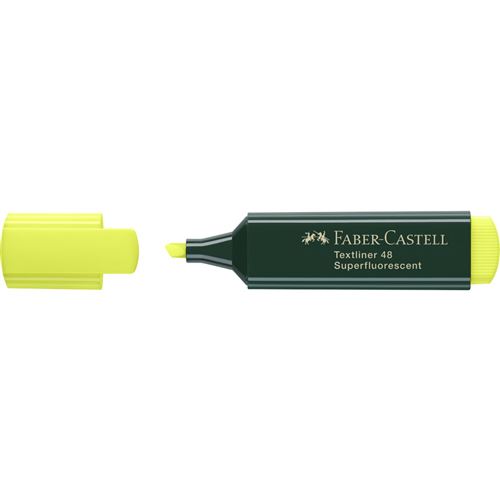 Faber Castell MARCADOR FLUORESCENTE PUNTA BISELADA 1-5 MM - AMARILLO