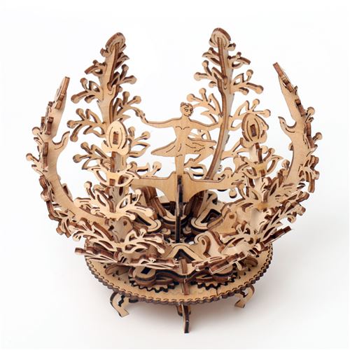 Puzzle 3D Insma Fleur Ugear Kits de modèles mécaniques en bois
