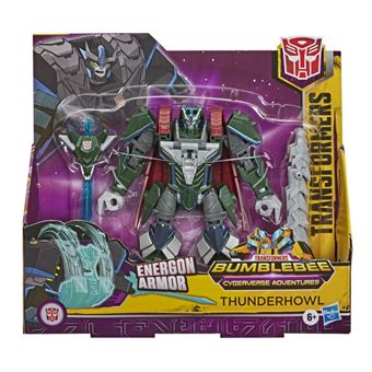 Transformers Cyberverse Thunderhowl junior 17 cm vert/bleu
