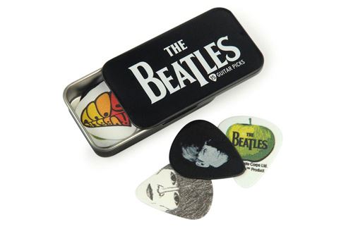 Boite metal 15 mediators beatles logo-Planet waves