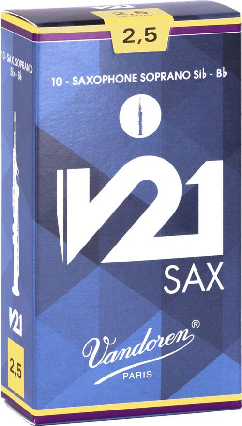 Vandoren SR8025 - Anches saxophone soprano V21 force 2,5