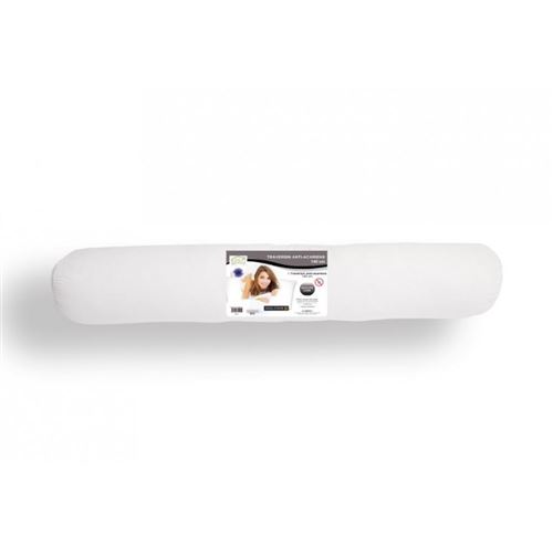 SOLEIL D'OCRE Traversin Anti-Acariens LUXE 140 cm blanc