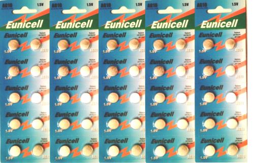 Eunicell - Lot de 50 piles AG10 LR54 de marque Eunicell - Piles - Achat &  prix