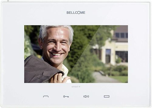 Bellcome Video-Türsprechanlage Kabelgebunden Inneneinheit VTM.7S402.BLW04 1 Familienhaus blanc