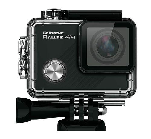 Rallye GoXtreme WiFi Full HD Caméra d'action avec Coque étanche (1088p, capteur CMOS 1 Mpix, écran 5 cm (2 Zoll) avec Batterie Li-ION – Noir