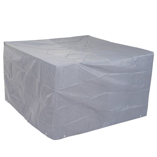 Housse de protection pour garniture de jardin, gaine de protection, gris ~ 75x120x120cm