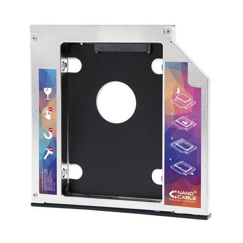 Adaptateur Métallique pour 2 Disques Durs (3,5/8,89 cm) NANOCABLE 10.99.0102