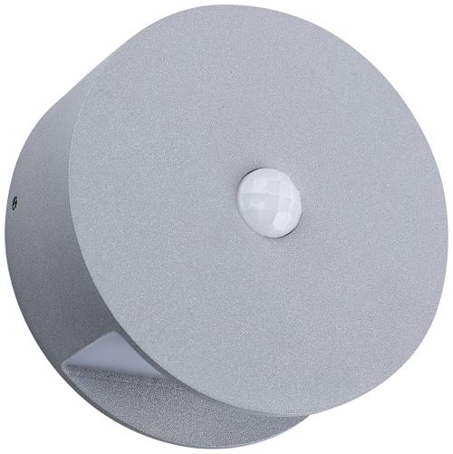 Applique murale Smartwares GOB-001-MS – Détecteur de mouvement – Aluminium – Alimenté par piles