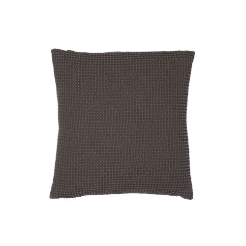 Coussin Maia gris graphite graphite 45 x 45 cm Vivaraise
