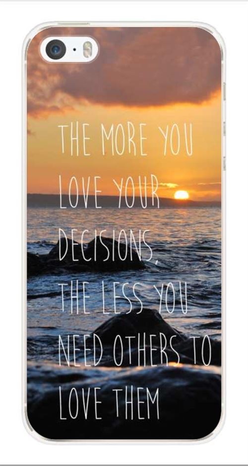 Coque en silicone imprimée compatible iPhone 5 iPhone 5S Sunshine