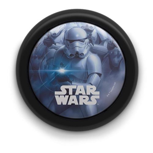 Philips Veilleuse poussoir LED Motif Star Wars Noir