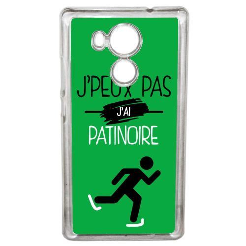 Coque j peux pas j ai patinoire 11 compatible huawei mate 8 transparent