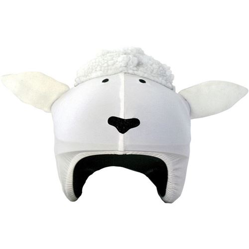 Housse de casque fantaisie - Coolcasc - Ccmb - Mouton blanc - Taille unique