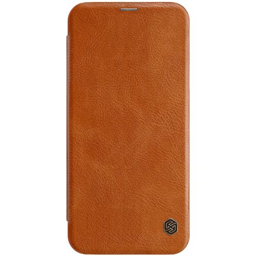 Etui en PU marron pour votre Samsung Galaxy J4 Plus/J4 Prime