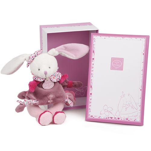 Hochet Doudou et Compagnie Cerise le Lapin Rose