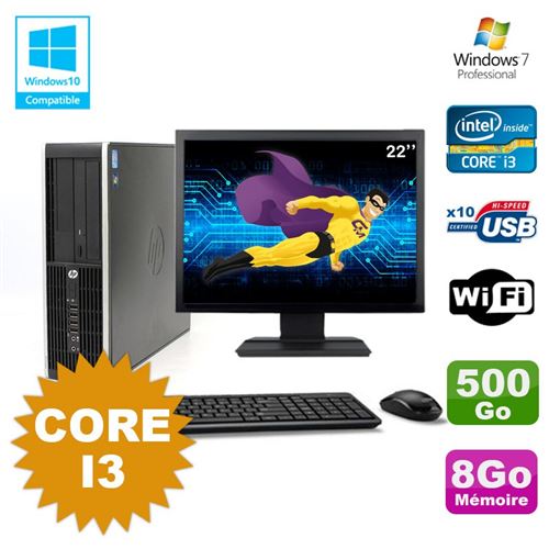 Acheter Pc hp compaq 6200 pro sff core i3 3.1ghz 8go 500go dvd wifi w7 ecran 22 État correct - 289,00 € Pc hp compaq 6200 pro sff core i3 3.1ghz 8go 500go dvd wifi w7 ecran 22 État correct - reconditionné disponible sur Fnac