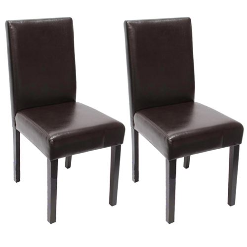 Mendler - Chaise - Intérieur - Marron - H. 90 cm - Lot de 2 - Image 3