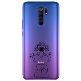 Coque noire pour REDMI 15C 4G et 5G motif tigre bonzai