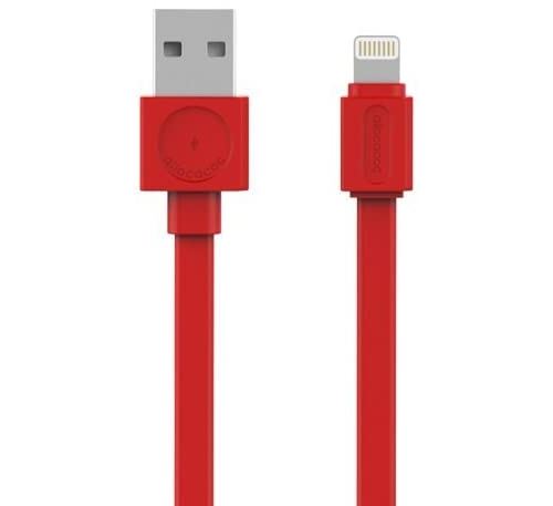 Allocacoc Câble USB Lightning Rouge