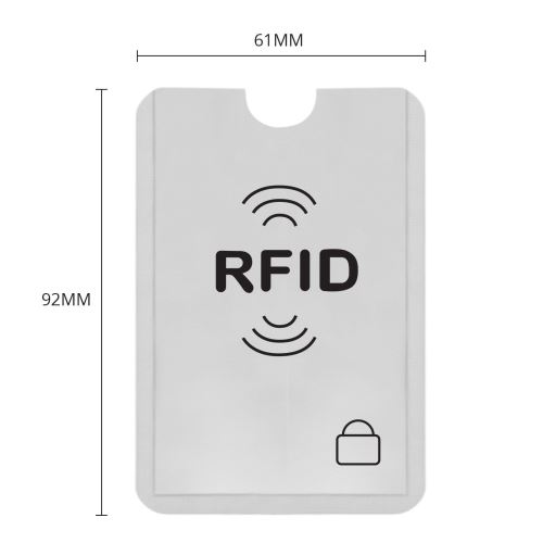 Etui Personnalisé Anti-RFID pour Carte Bancaire 