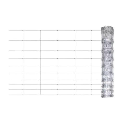 Clôture de jardin Grillage galvanisé pour plantes et animaux Longeur: 50m Hauteur: 120 cm Version mise à jour