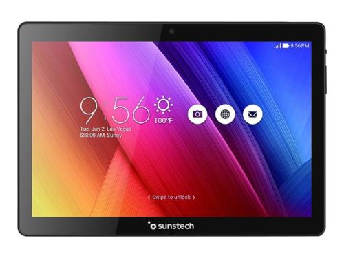 Sunstech TAB2323GMQC - Tablet - Android 5.1 (Lollipop) - 32 GB - 10.1 IPS (1280 x 800) - USB host - microSD sleuf - 3G - zwart