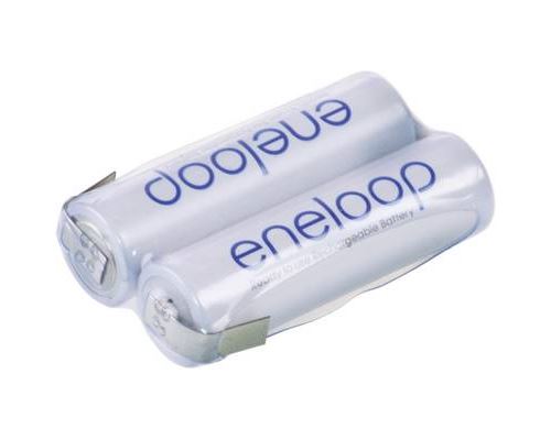 Pack d'accus 2x R6 (AA) NiMH Panasonic 133604 2.4 V 1900 mAh