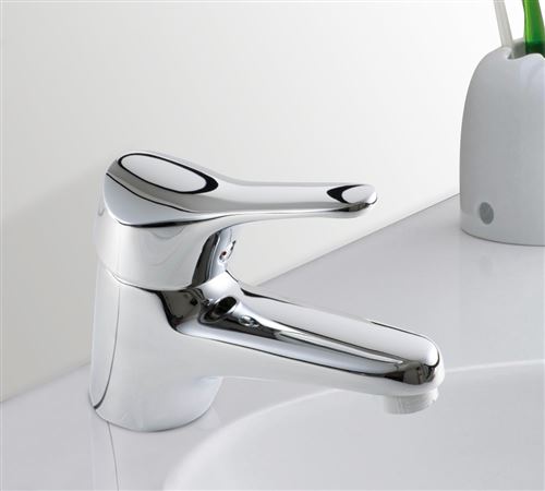 Robinet Mitigeur de lavabo chrome cartouche ceramique Economie d eau