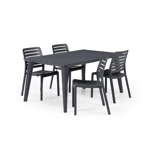 Allibert Jardin Table Lima 160 6 Personnes Design Contemporain
