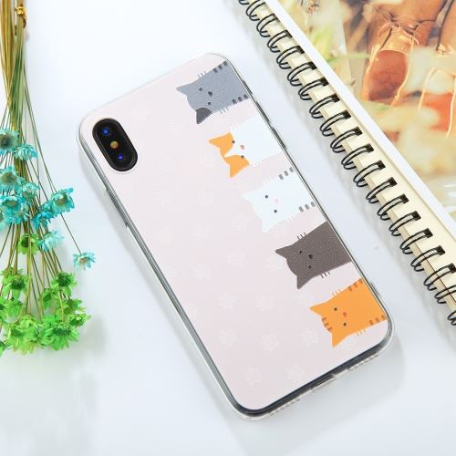 iPhone X Coque Protection TPU Chats ALS48224