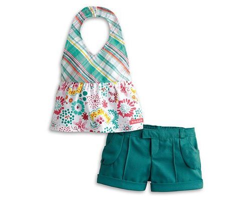 American Girl My Easy AG Breezy Outfit + Charm
