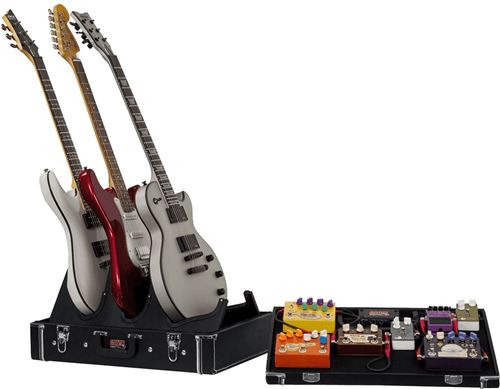 Gator - HGA GW-GIGBOXJR - Pédale board + stand 3 guitares