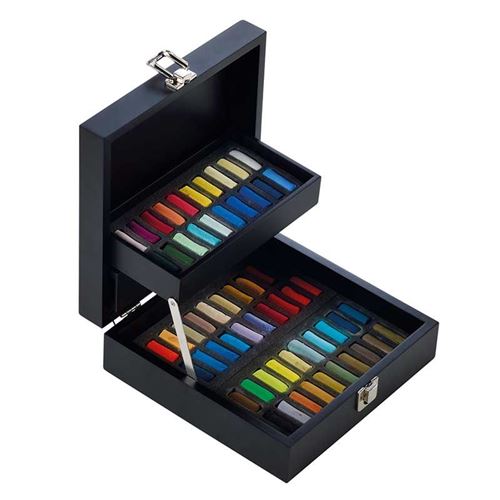 Sennelier Lot de 60 demi-b&acirc;tons pastel extra doux, multicolore