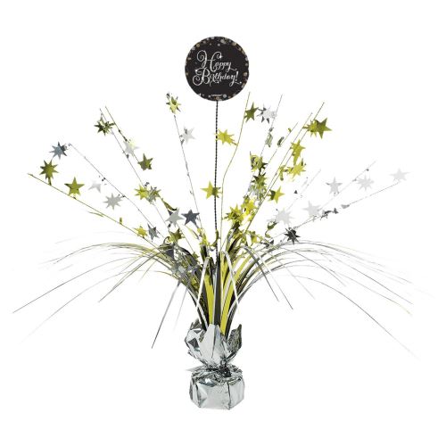 Amscan décoration de table or/argent 46 cm