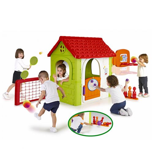 Feber - Maisonnette de jardin pour enfants MULTI-ACTIViTÉS de Feber