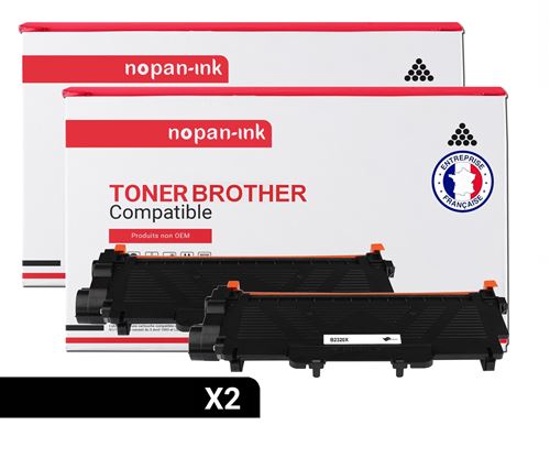 TONERMEDIA - x2 Toners BROTHER TN-2320XL compatibl
