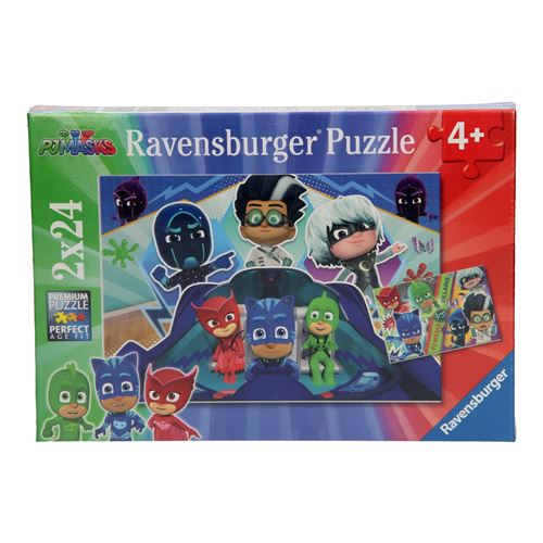 Puzzles 2 X 24 Pièces Ravensburger Les Pyjamasques À La Rescousse