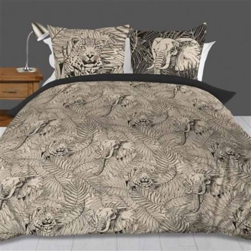 Parure de lit Safari naturel 260x240 cm