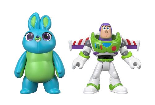 Lot de 2 jouets Disney Pixar Toy Story 4 Buzz Lightyear et Bunny GBG91
