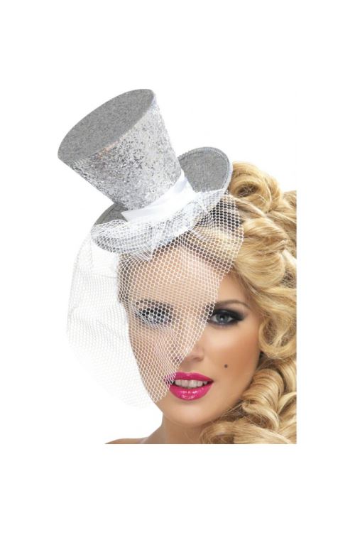 Mini chapeau fever argent